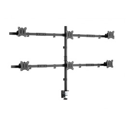Equip 650160 soporte para monitor 81,3 cm (32") Negro Escritorio