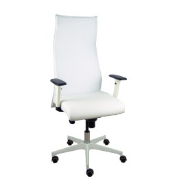 Piqueras y Crespo Sillón Sahuco blanco simipiel blanco