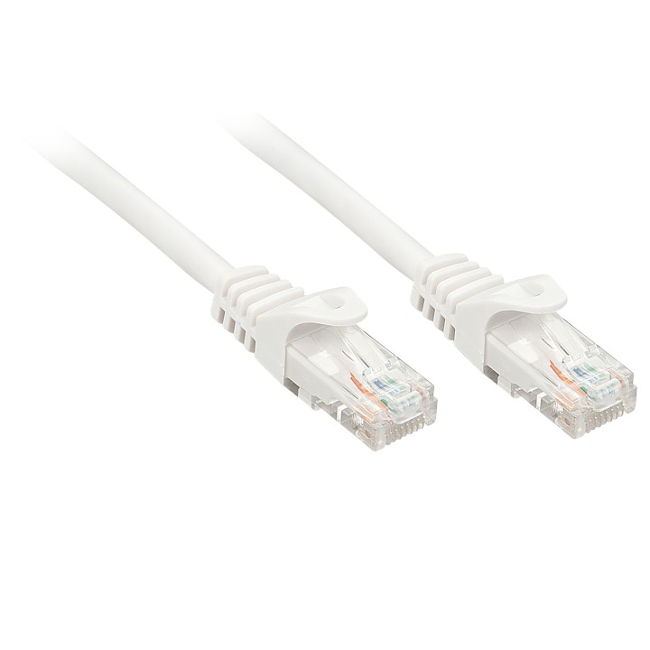 Lindy Rj45/Rj45 Cat6 2m cable de red Blanco U/UTP (UTP)