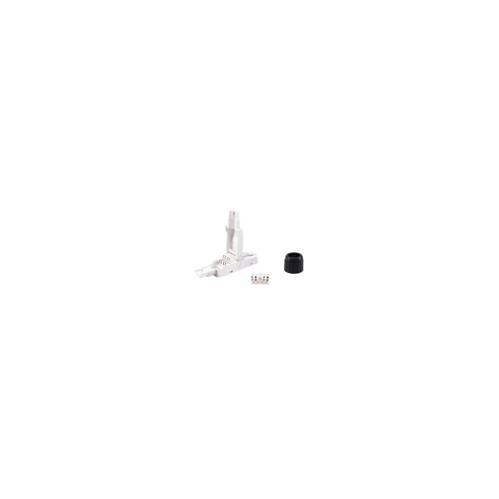 Equip 121161 conector RJ-45 Negro, Blanco