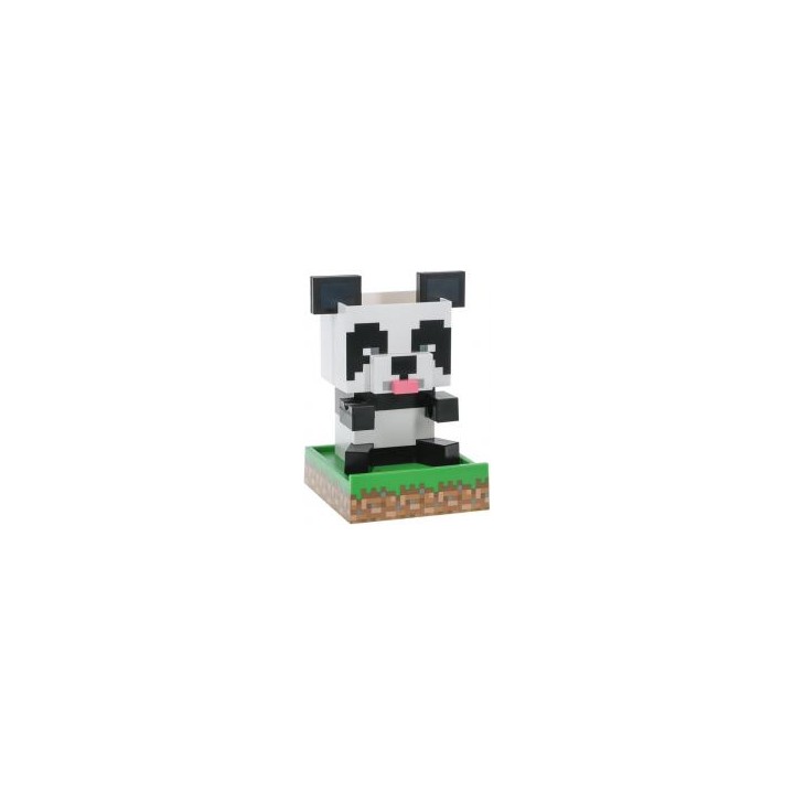 Figura panda Minecraft - organizador escritorio