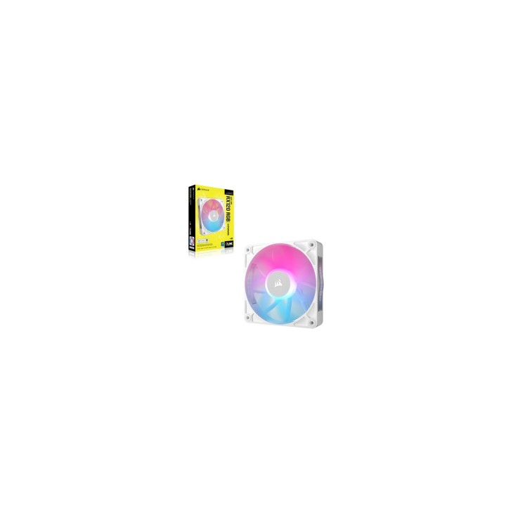 Corsair iCUE LINK RX120 RGB Carcasa del ordenador Ventilador 12 cm Blanco 1 pieza(s)
