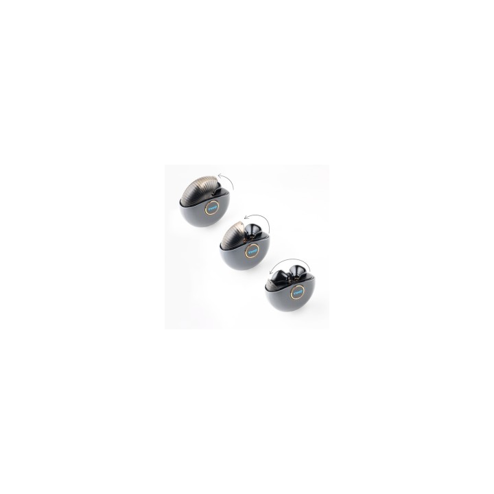 TooQ Snail Auriculares Inalámbricos + Micrófono Bluetooth con Estuche de Carga, Gris/Negros