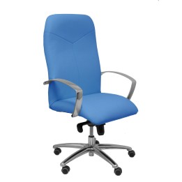 Piqueras y Crespo Sillón Caudete similpiel azul claro