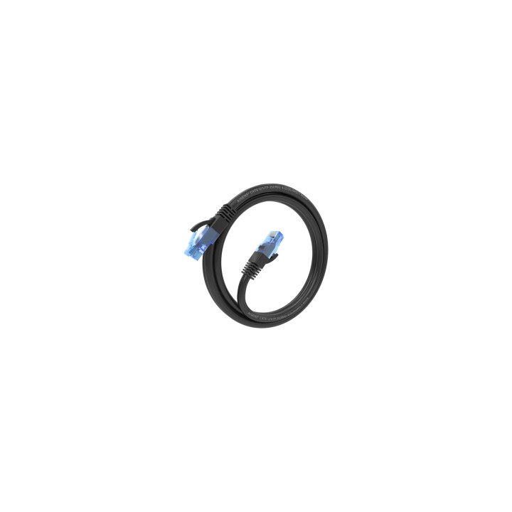 AISENS Cable De Red Latiguillo RJ45 Cat.6 UTP AWG26 CCA, Negro, 1.5 m