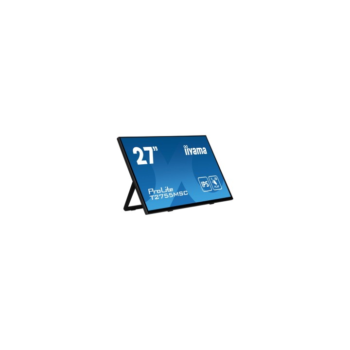 iiyama ProLite T2755MSC-B1 pantalla para PC 68,6 cm (27") 1920 x 1080 Pixeles Full HD LED Pantalla táctil Mesa Negro