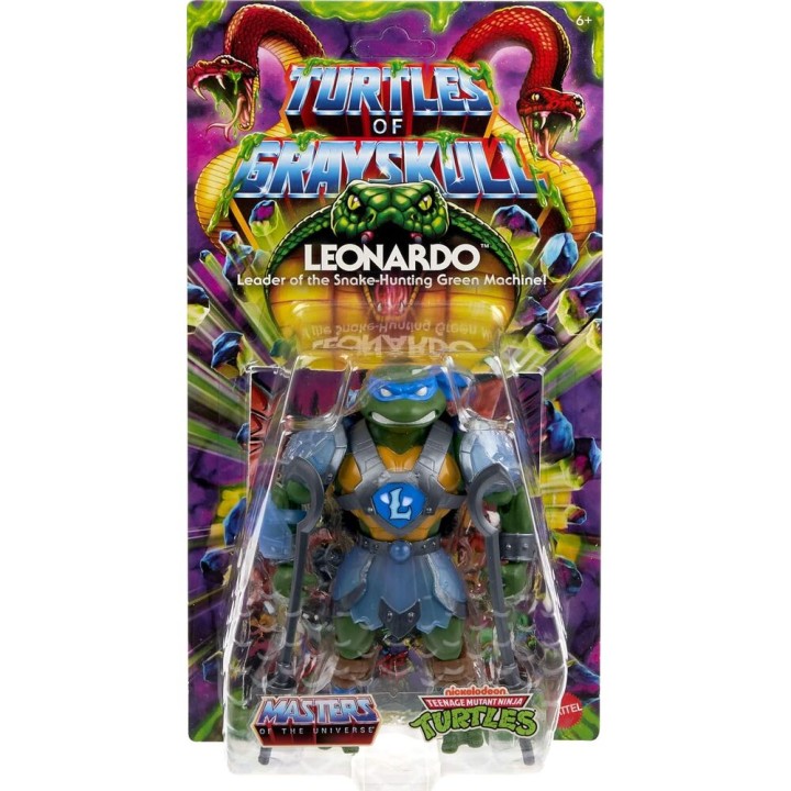 Figura Leonardo Turtles of Grayskull Masters of the Universe 14cm