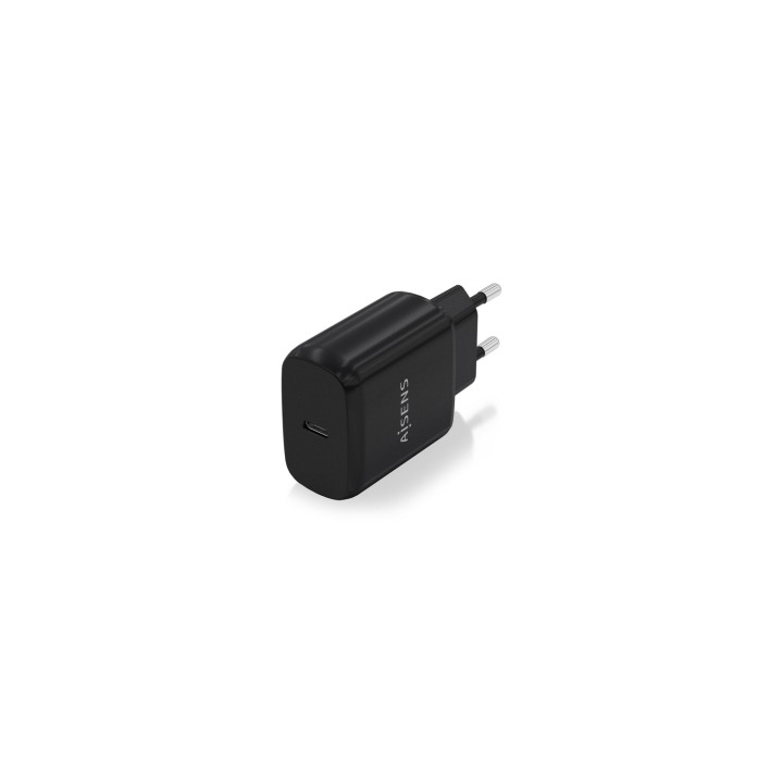 AISENS Cargador USB-C PD3.0 1 Puerto 1xUSB-C 25W, Negro