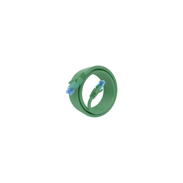 AISENS Cable De Red Latiguillo RJ45 Cat.6 UTP AWG26 CCA, Verde, 4.0 m