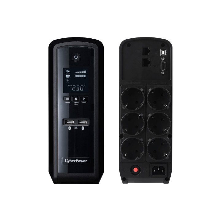 CyberPower CP1350EPFCLCD sistema de alimentación ininterrumpida (UPS) LÍ­nea interactiva 1,35 kVA 780 W 6 salidas AC