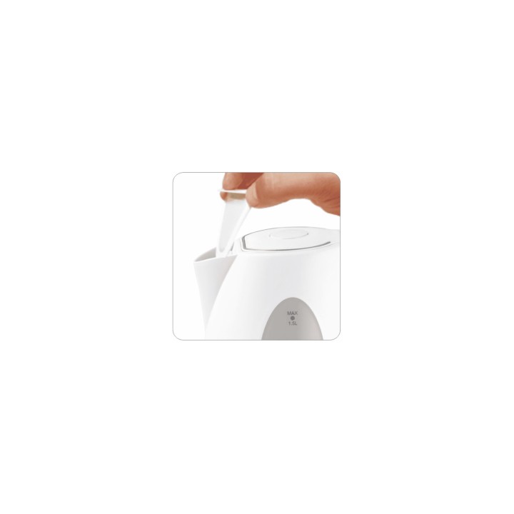 Haeger EK-15W.026A tetera eléctrica 1,5 L 2200 W Blanco