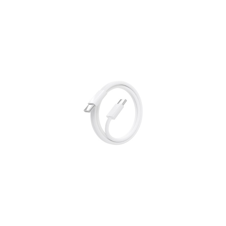 AISENS Cable USB 2.0 3A 60W Apple, tipo USB-C/M-USB-C/M, Blanco, 1.0m