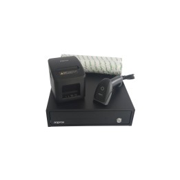 Approx Pos Pack para TPV appPOSPACK3380USB-2D Impresora + Cajón + Lector + Papel