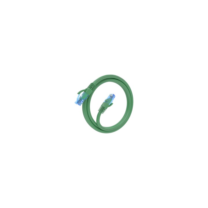 AISENS Cable De Red Latiguillo RJ45 Cat.6 UTP AWG26 CCA, Verde, 1.5 m