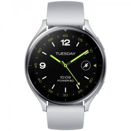 Xiaomi Watch 2 3,63 cm (1.43") AMOLED 46 mm Digital 466 x 466 Pixeles Pantalla táctil Plata Wifi GPS (satélite)