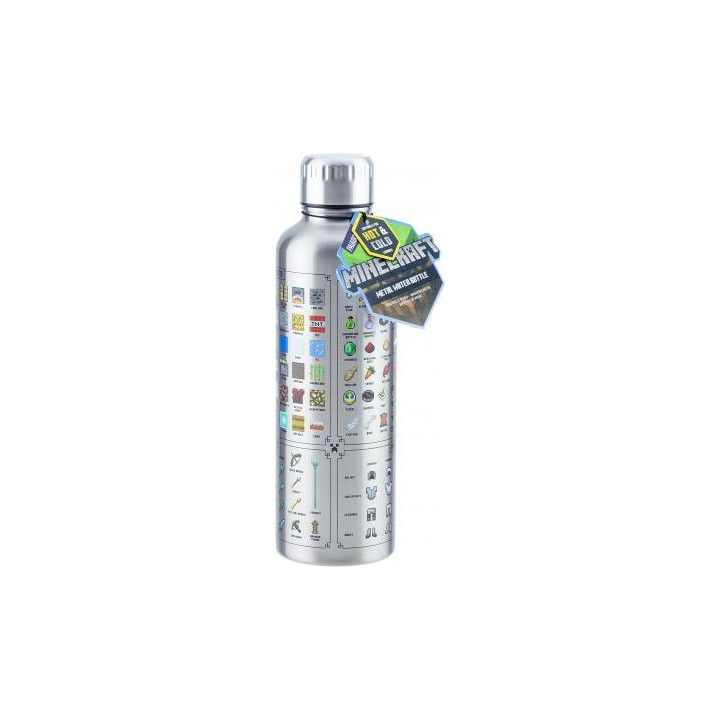 Botella metalica minecraft inventario