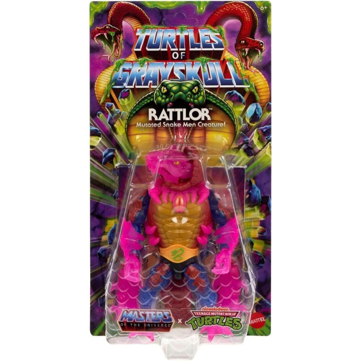 Figura Rattlor Turtles of Grayskull Masters of the Universe 14cm