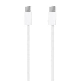 AISENS Cable USB 2.0 3A 60W Apple, tipo USB-C/M-USB-C/M, Blanco, 2.0m