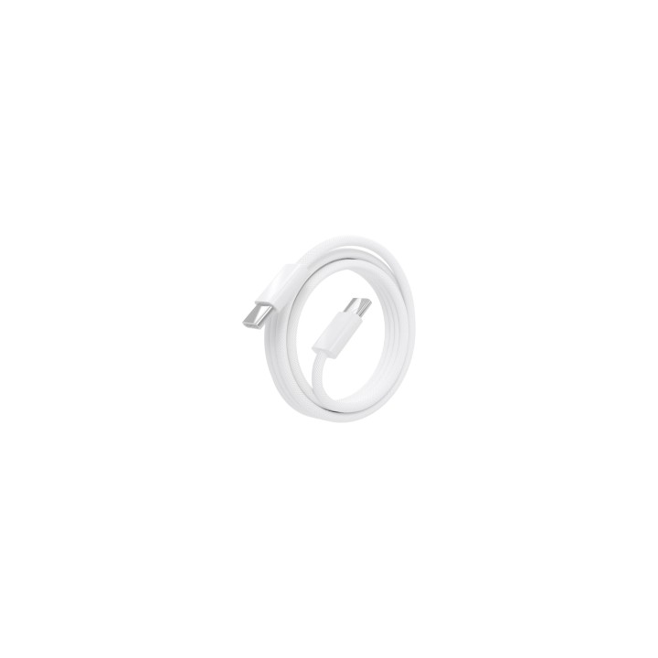 AISENS Cable USB 2.0 3A 60W Apple, tipo USB-C/M-USB-C/M, Blanco, 2.0m