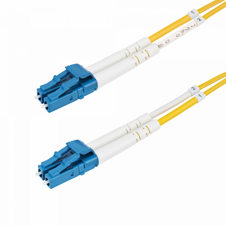 StarTech.com Cable de Fibra Í“ptica Dúplex LC a LC (UPC) OS2 Monomodo de 10m - 9/125Âµm - 10G - Resistente a Dobleces - Low