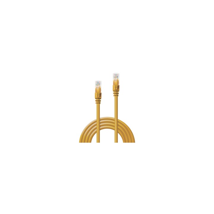 Lindy 48061 cable de red Amarillo 0,5 m Cat6 U/UTP (UTP)