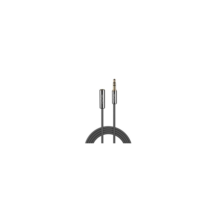 Lindy 35327 cable de audio 1 m 3,5mm Antracita