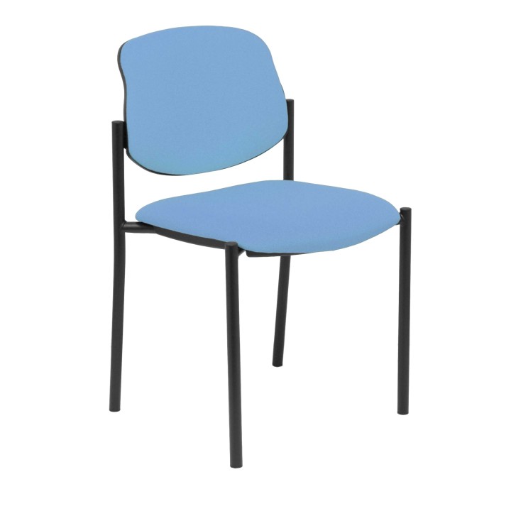 Piqueras y Crespo Silla fija Styl bali azul cielo chasis negro