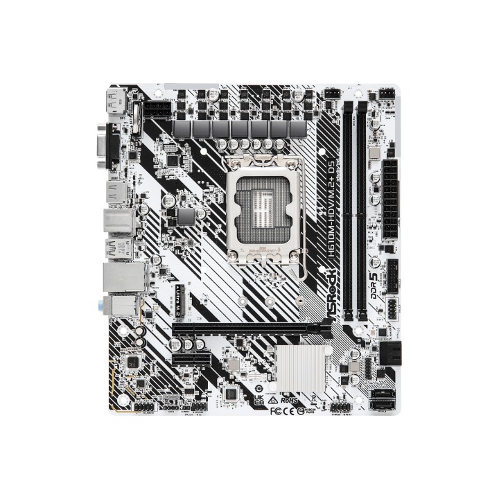 Asrock H610M-HDV/M.2+ D5 Intel H610 LGA 1700 micro ATX