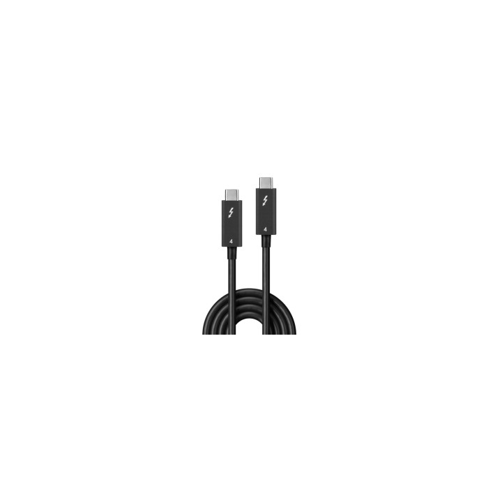 Lindy 31121 cable Thunderbolt 2 m 40 Gbit/s Negro