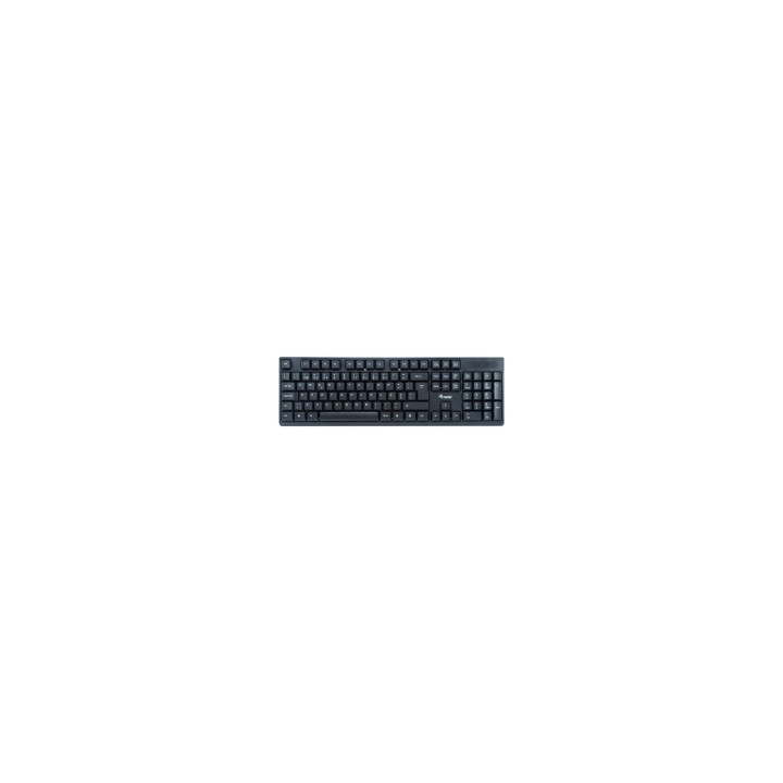 Equip 245222 teclado Ratón incluido RF inalámbrico QWERTY Portugués Negro