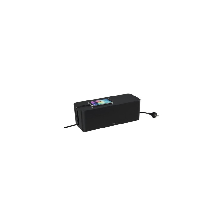 Cables Organizadores Caja ``MaxiÂ´Â´ 40,0 x 15,6 x 13,5 cm Negra