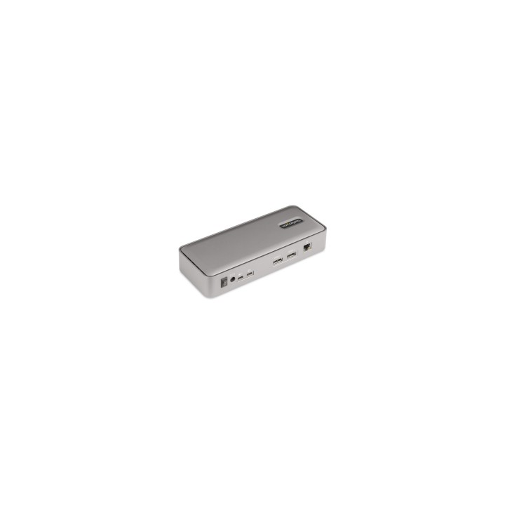 StarTech.com Docking Station KVM USB-C para Portátil - Replicador de Puertos USB Tipo C para 2 Monitores DisplayPort 4K 60Hz -