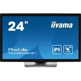Iiyama ProLite 23.8" Táctil Full HD LED Negro Monitor