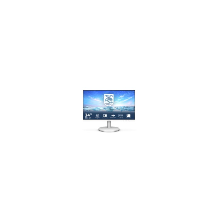 Philips V Line 241V8AW/00 23.8" 1920 x 1080 Pixeles Full HD LCD Blanco Monitor