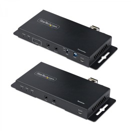 StarTech.com Juego Extensor de HDMI 4K por Fibra - 4K a 60Hz hasta 1km (Monomodo) o 330m (Multimodo) - Fibra Í“ptica LC - HDR -