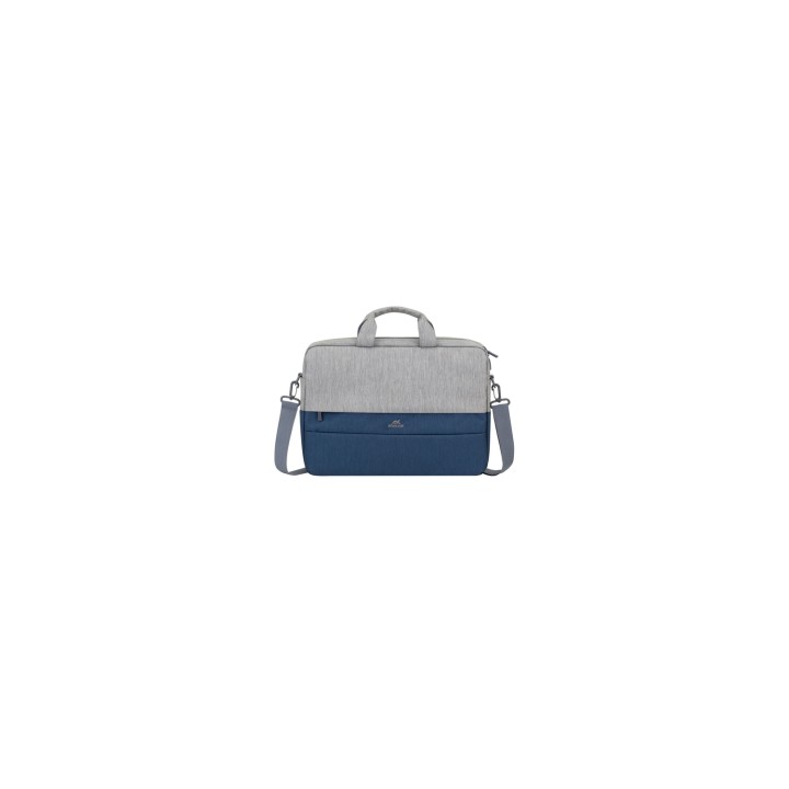 Rivacase 7532 39,6 cm (15.6") Maletín Azul, Gris