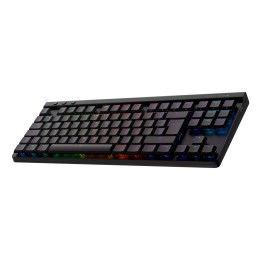 Logitech G G515 LIGHTSPEED TKL Teclado inalámbrico discreto para gaming, LIGHTSYNC RGB, diseño fino sin sección numérica,