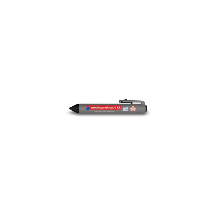 Edding Retract 12 marcador 10 pieza(s) Negro