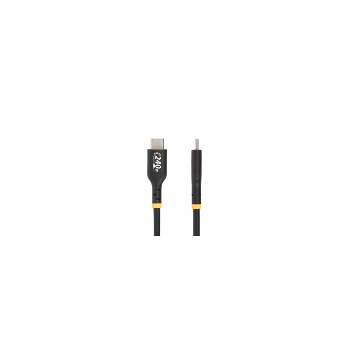 StarTech.com Cable de Carga USB-C de 2m - Cable USB Tipo C - Certificación USB-IF - PD de 240W EPR - Cable USB 2.0 USB-C de