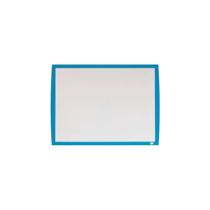 Nobo Pizarra Blanca Magnetica Pequeña 585x430 - Marco de Colores Vibrantes - Accesorios de Pizarra a Juego - Azul