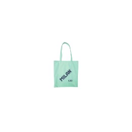 Milan Serie 1918 Tote Bag Bolsa de Tela - Tamaño 50x38x41cm - Asa Larga 27cm - Tejido 'ripstop' - Color Verde