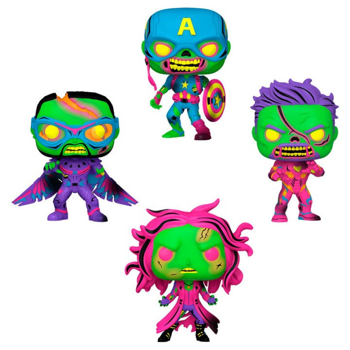 Blister 4 figuras POP Marvel What If...? Exclusive