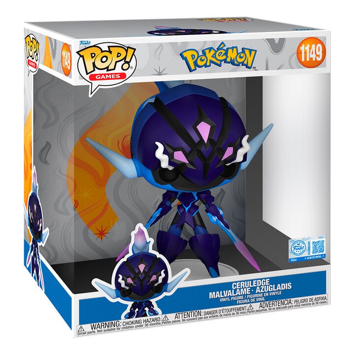 Figura POP Jumbo Pokemon Ceruledge Malvalame Azugladis Exclusive 25cm