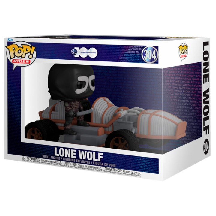 Figura POP Rides Super Deluxe Warner Bros 100th Mad Max The Road Warrior Lone Wolf