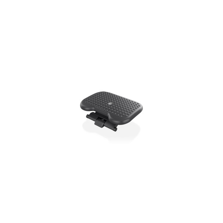 AISENS Reposapiés inclinable y altura ajustable, Negro