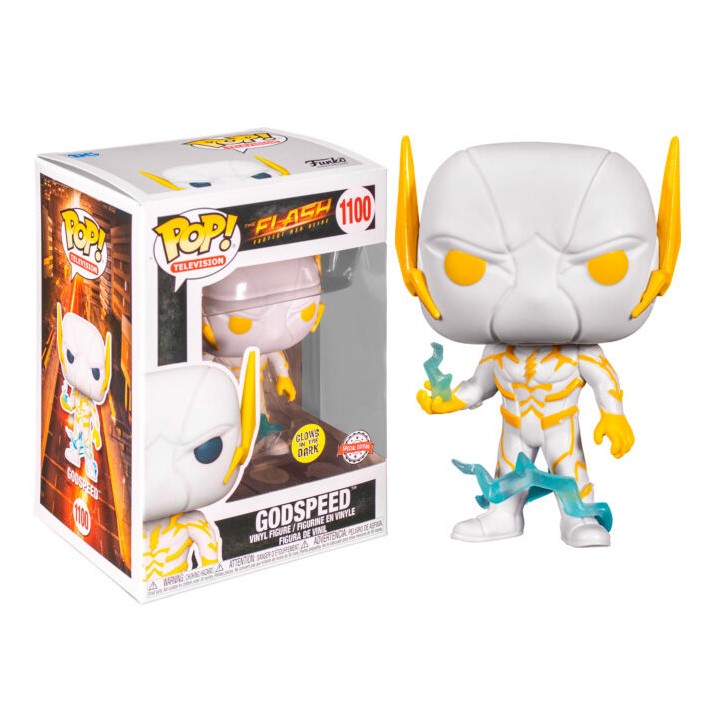 Figura POP DC Comics The Flash Godspeed Glow in the Dark Exclusive