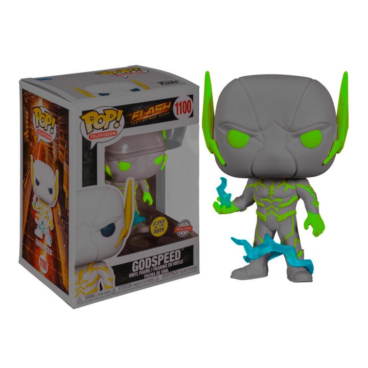 Figura POP DC Comics The Flash Godspeed Glow in the Dark Exclusive