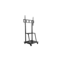 iggual IGG319093 soporte para monitor 2,54 m (100") Negro Piso