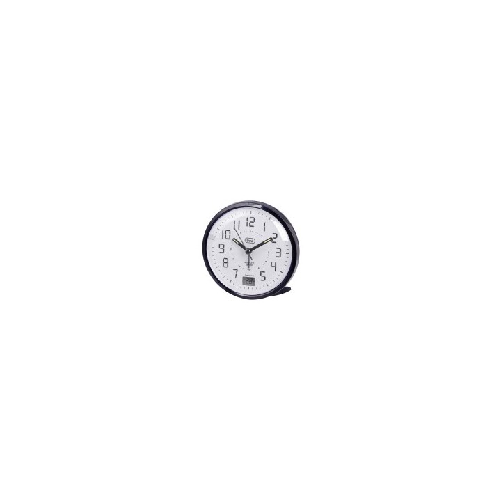 Reloj despertador Trevi SL 3P27 con Termómetro y Alarma - Negro