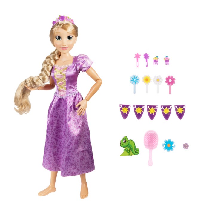 Muñeca Rapunzel Enredados Disney 80cm